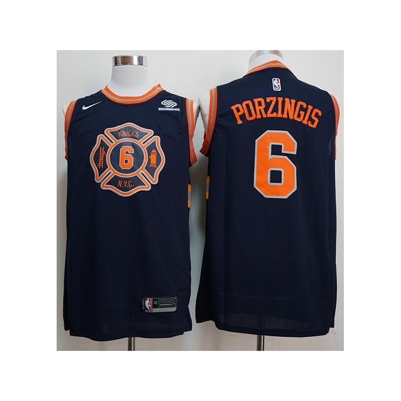 Cheap Kristaps Porzingis Knicks Jersey From China #6