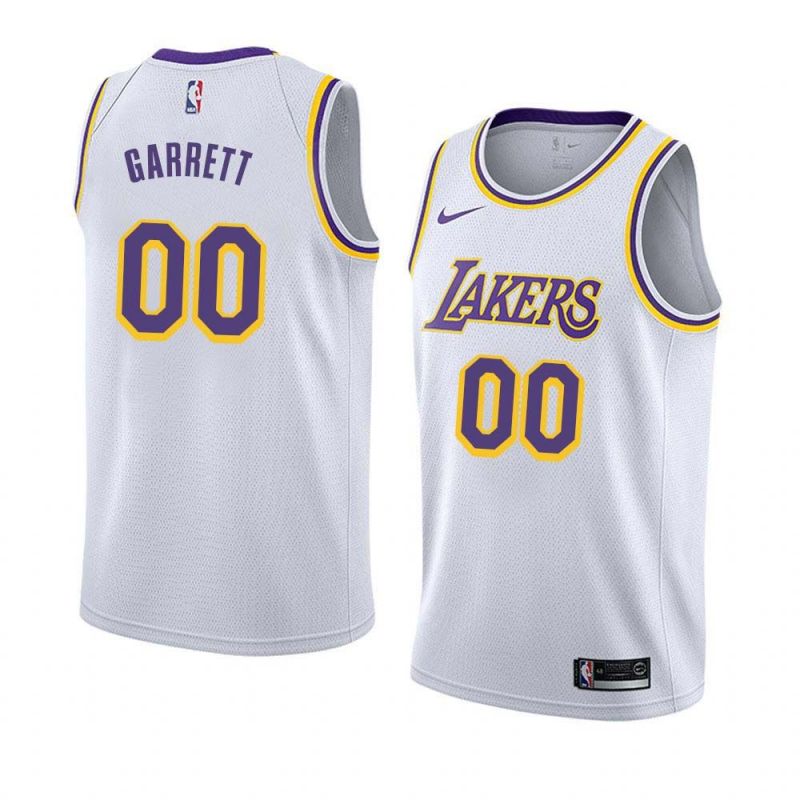 Cheap Calvin Garrett/Benoit Benjamin/Orlando Woolridge Lakers Jersey From China