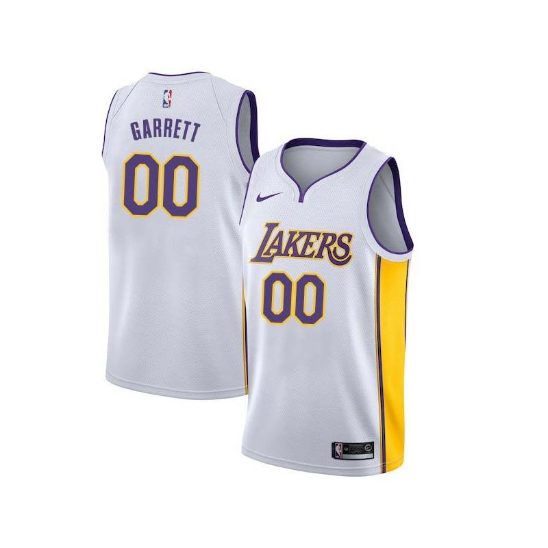 Cheap Calvin Garrett/Benoit Benjamin/Orlando Woolridge Lakers Jersey From China
