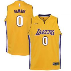 Cheap Soumaila Samake/Andrew Goudelock/Nick Young Lakers Jersey From China