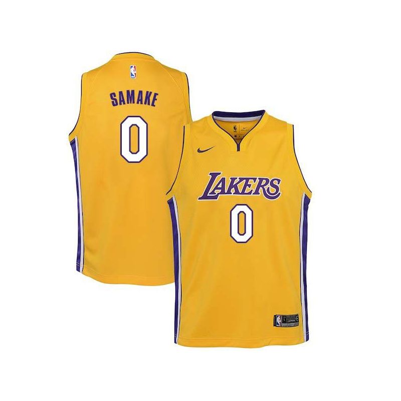 Cheap Soumaila Samake/Andrew Goudelock/Nick Young Lakers Jersey From China