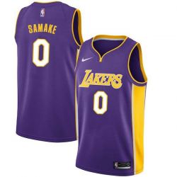 Cheap Soumaila Samake/Andrew Goudelock/Nick Young Lakers Jersey From China