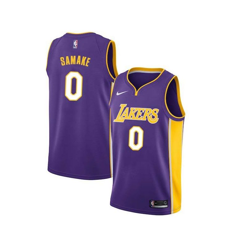 Cheap Soumaila Samake/Andrew Goudelock/Nick Young Lakers Jersey From China