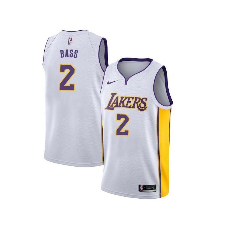 Cheap Brandon Bass/Lonzo Ball/Elmore Smith Lakers Jersey From China