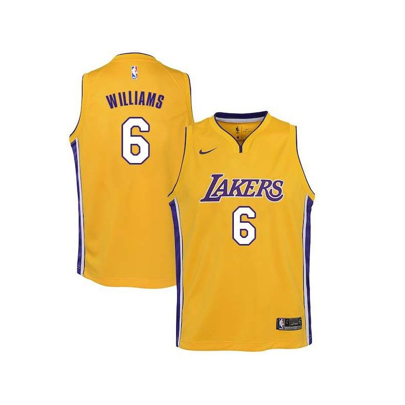 Cheap Derrick Williams/Marty Byrnes/Kenny Carr Lakers Jersey From China