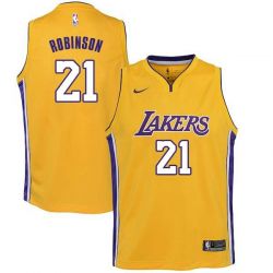 Cheap Flynn Robinson/Cliff Meely/Walt Wesley Lakers Jersey From China