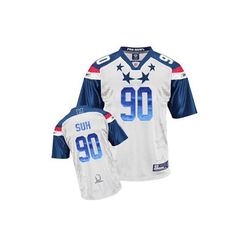 Cheap Ndamukong Suh Lions Jersey #90 2011 all-star From China