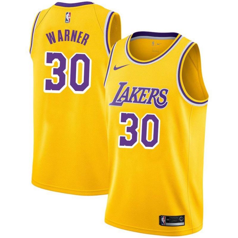 Cheap Cornell Warner/Marv Roberts/Brad Davis Lakers Jersey From China