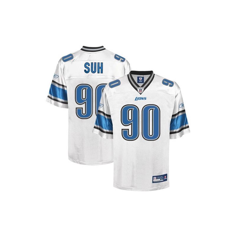 Cheap Ndamukong Suh Lions Jersey #90 White From China