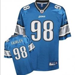 Cheap Nick Fairley Lions Jersey #98 Blue From China