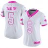 Cheap Tyrod Taylor Bills Women Jersey From China White&Pink Vapor Untouchable Limited #5