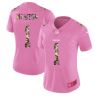 Cheap Cam Newton Panthers Women Jersey From China Pink Camouflage Font with Love Heart #1