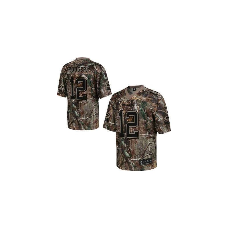 Cheap Aaron Rodgers Packers Jersey #12 Camo From China