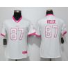 Cheap Travis Kelce Chiefs Women Jersey From China White&Pink Vapor Untouchable Limited #87