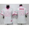 Cheap Navorro Bowman 49ers Women Jersey From China White&Pink Vapor Untouchable Limited #53
