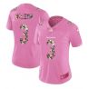 Cheap Russell Wilson Seahawks Women Jersey From China Pink Camouflage Font with Love Heart #3