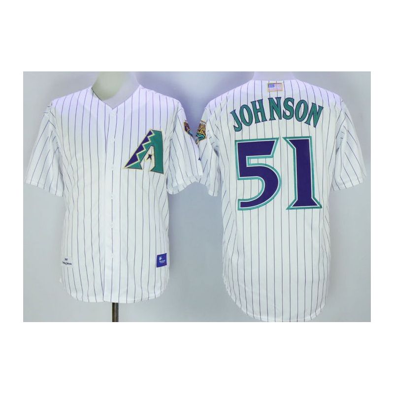 Cheap Randy Johnson Diamondbacks Jersey From China #51