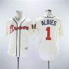 Cheap Ozzie Albies Braves Jersey From China #1