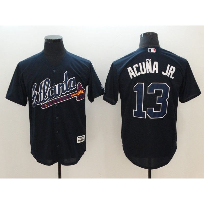 Cheap Ronald Acuna Jr Braves Jersey From China #13