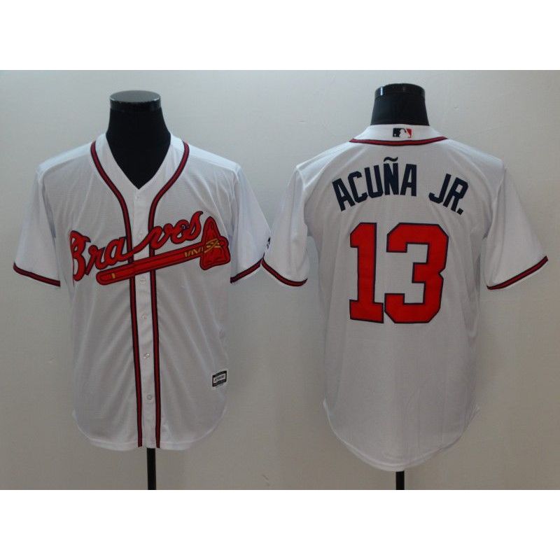 Cheap Ronald Acuna Jr Braves Jersey From China #13