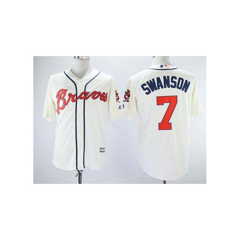 Cheap Dansby Swanson Braves Jersey From China #7