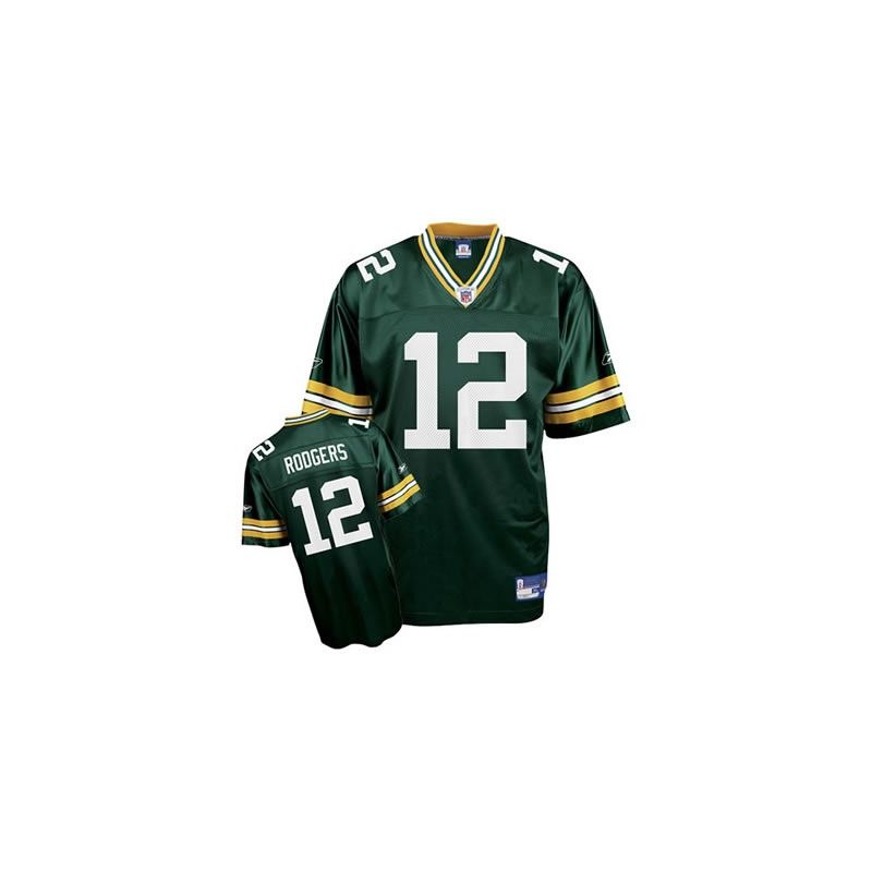 Cheap Aaron Rodgers Packers Jersey #12 Green From China