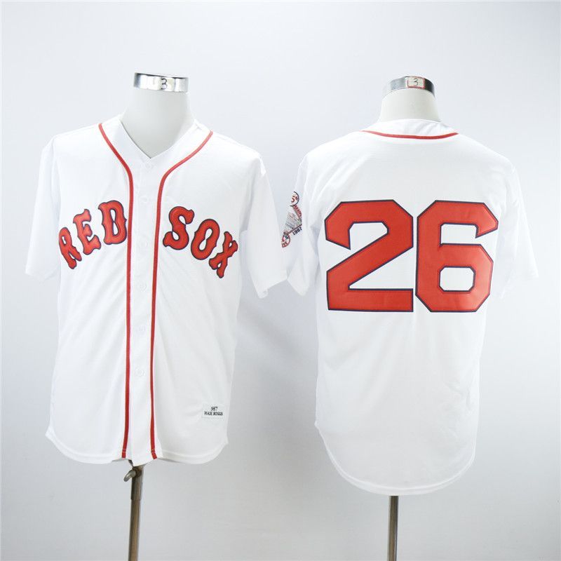 Cheap Wade Boggs Red Sox Jersey From China #26