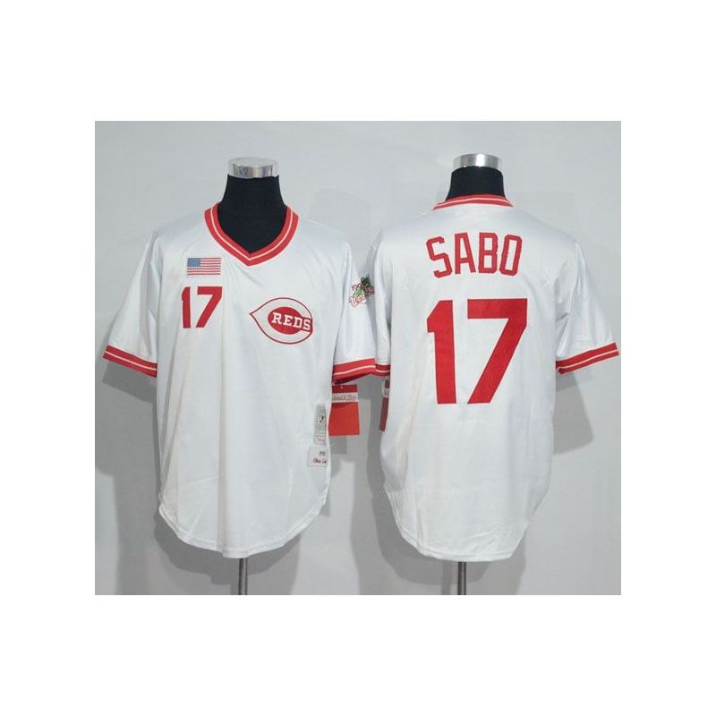 Cheap Chris Sabo Reds Jersey From China #17