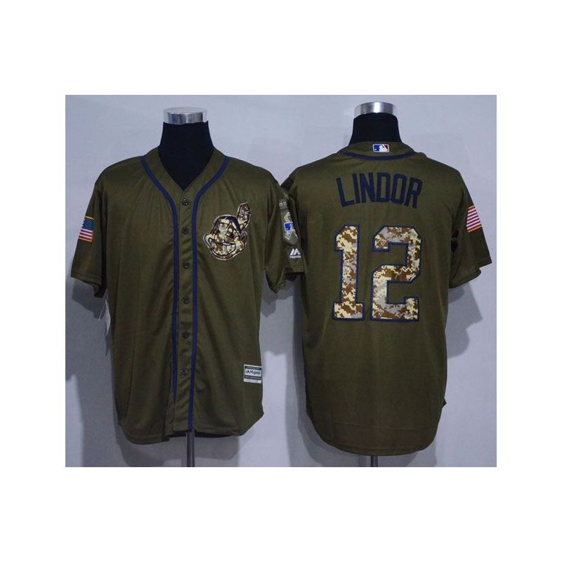 Cheap Francisco Lindor Indians Jersey From China #12