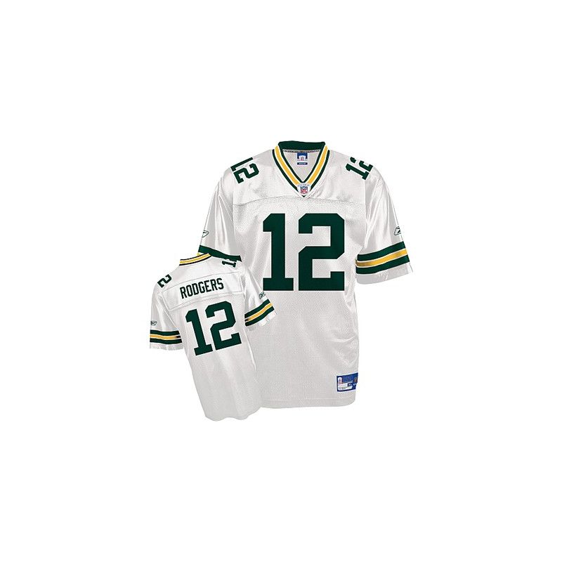 Cheap Aaron Rodgers Packers Jersey #12 White From China