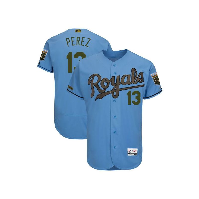 Cheap Salvador Perez Royals Jersey From China #13