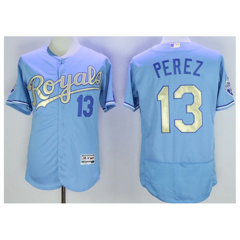 Cheap Salvador Perez Royals Jersey From China #13