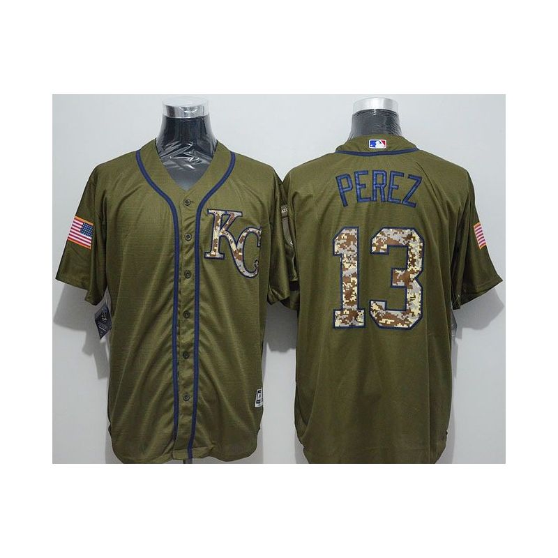 Cheap Salvador Perez Royals Jersey From China #13