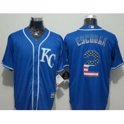 Cheap Alcides Escobar Royals Jersey From China #2