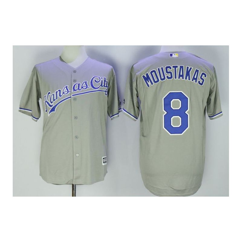 Cheap Mike Moustakas Royals Jersey From China #8