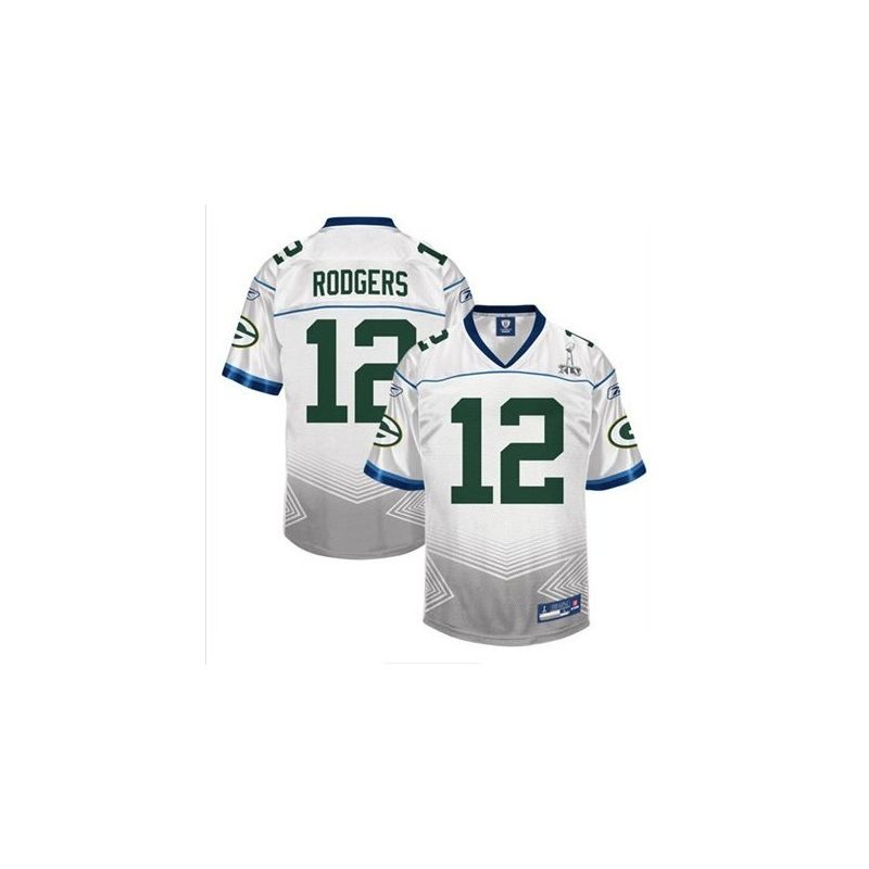 Cheap Aaron Rodgers Packers Jersey #12 White Champions Fashion From China