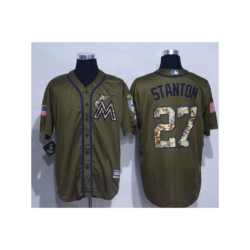 Cheap Giancarlo Stanton Marlins Jersey From China #27