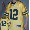 Cheap Aaron Rodgers Packers Jersey #12 Yellow From China