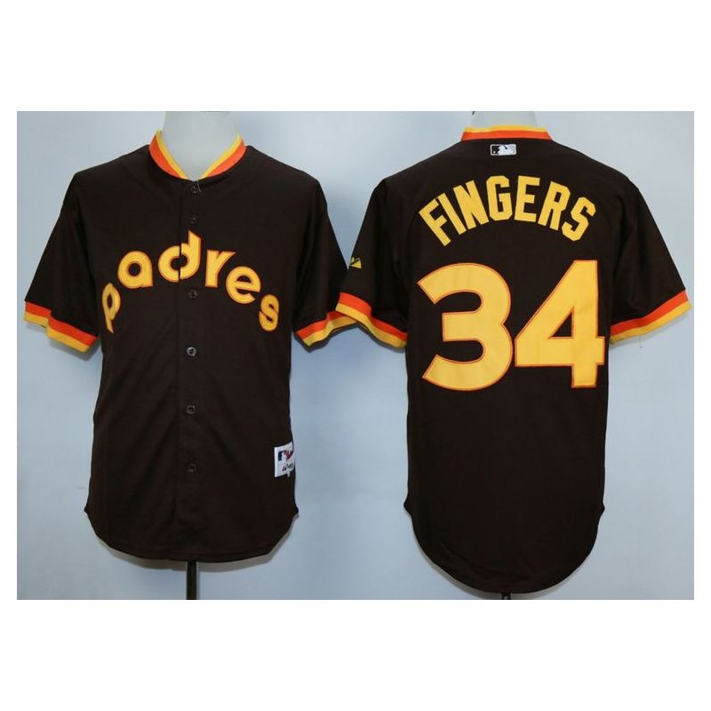 Cheap Rollie Fingers Padres Jersey From China #34