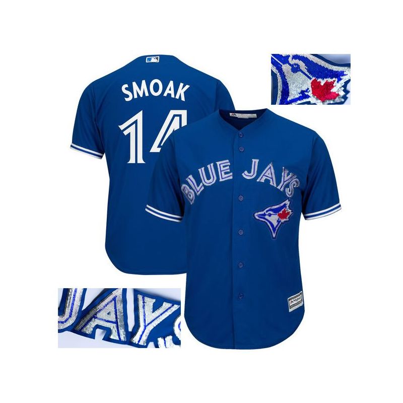 Cheap Justin Smoak Blue Jays Jersey From China #14