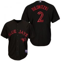 Cheap Troy Tulowitzki Blue Jays Jersey From China #2