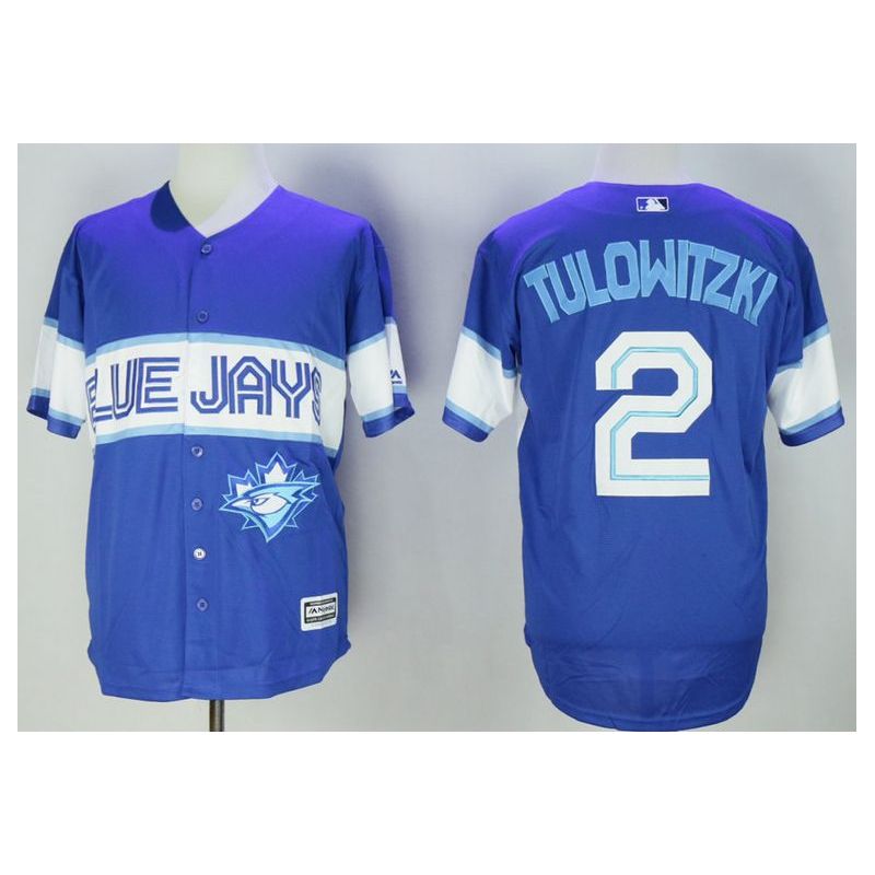 Cheap Troy Tulowitzki Blue Jays Jersey From China #2