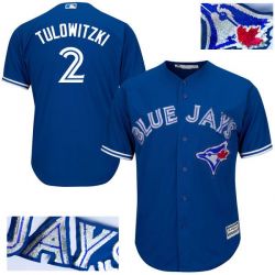 Cheap Troy Tulowitzki Blue Jays Jersey From China #2