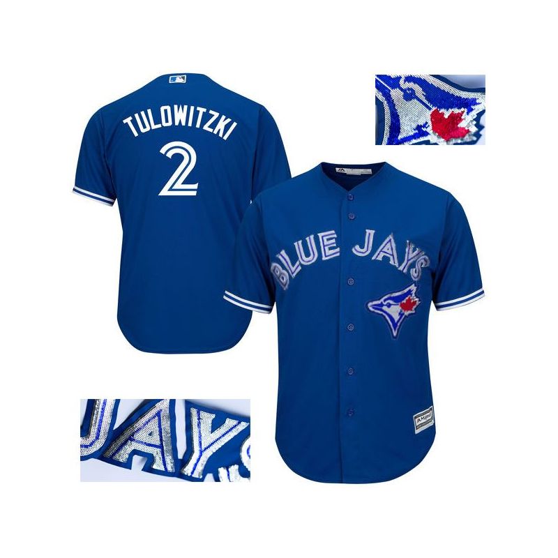 Cheap Troy Tulowitzki Blue Jays Jersey From China #2