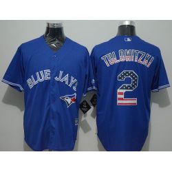 Cheap Troy Tulowitzki Blue Jays Jersey From China #2