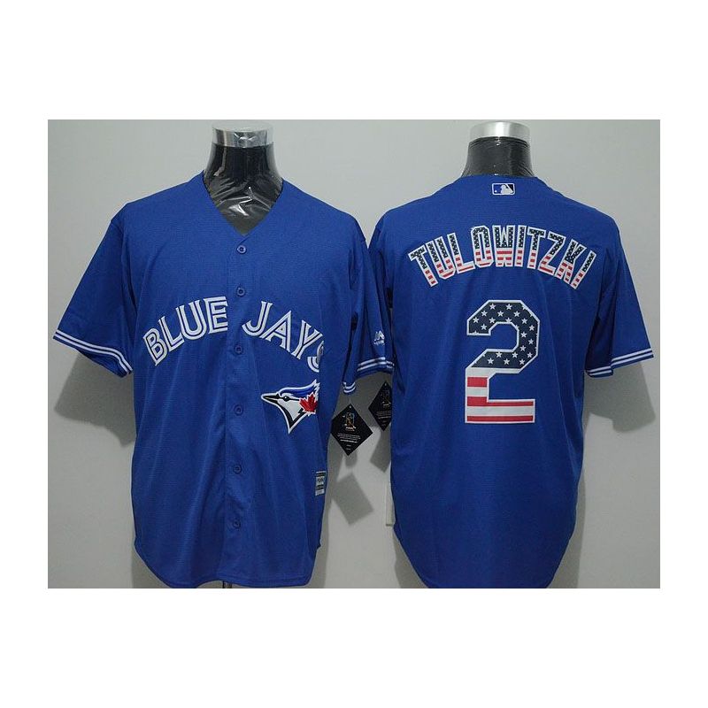 Cheap Troy Tulowitzki Blue Jays Jersey From China #2