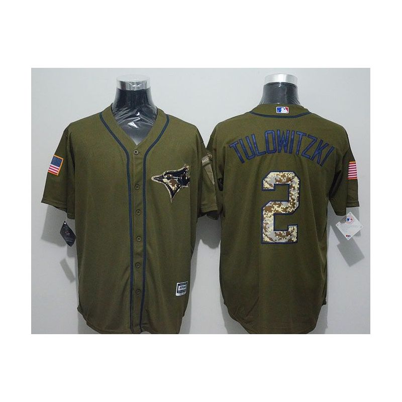 Cheap Troy Tulowitzki Blue Jays Jersey From China #2