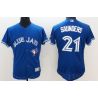 Cheap Michael Saunders Blue Jays Jersey From China #21