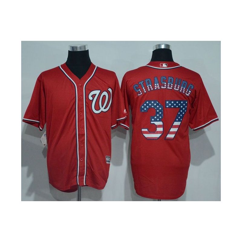 Cheap Stephen Strasburg Nationals Jersey From China #37