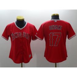 Cheap Shohei Ohtani Angels Women Jersey From China #17